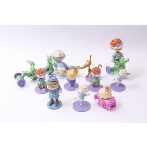 Rugrats, Small, PVC Figure, Lot, Cartoon, Nickelodeon, Vintage, ~ 250929-WH 761